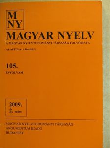 A. Jászó Anna - Magyar Nyelv 2009. június [antikvár]