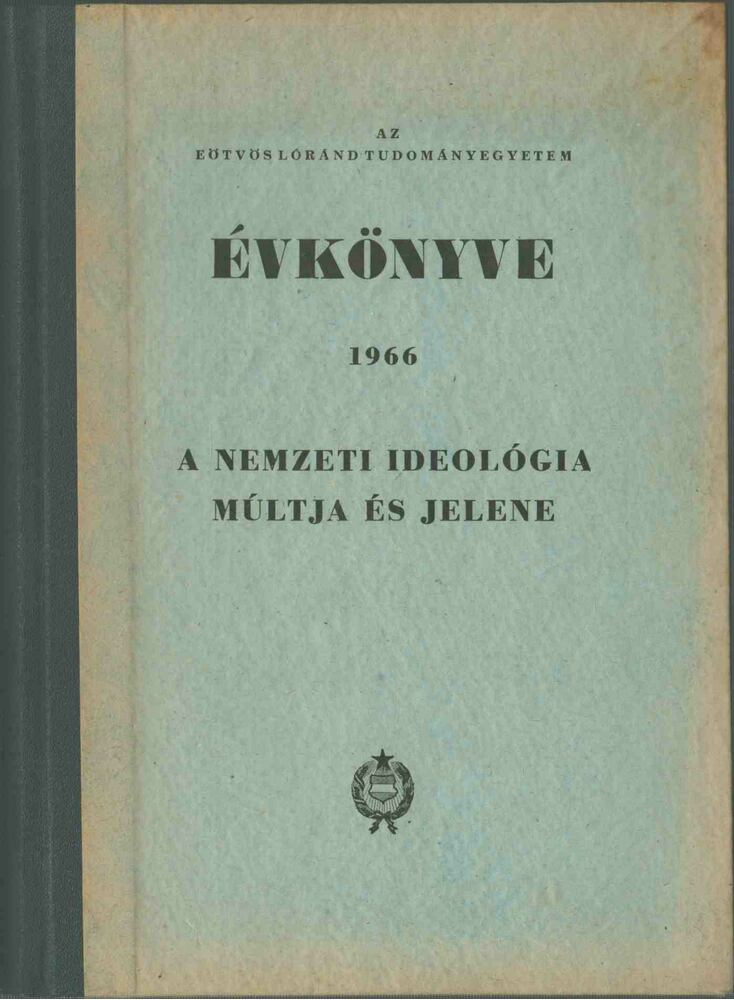 Balogh Sándor, Székely György - Az Eötvös Loránd Tudományegyetem évkönyve 1966 [antikvár]