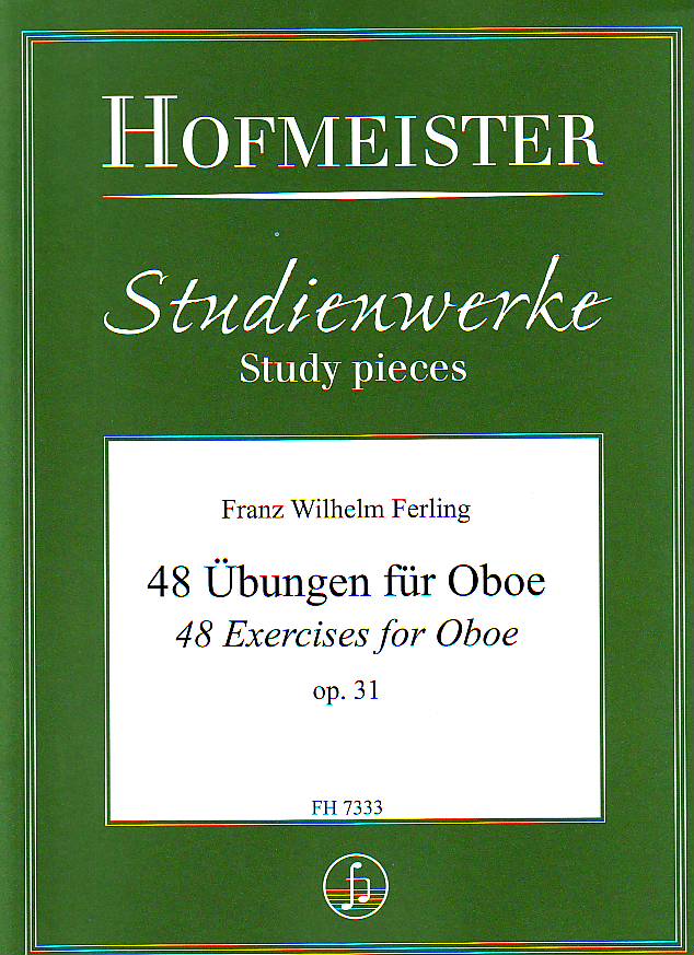 FERLING, FRANZ WILHELM - 48 ÜBUNGEN FÜR OBOE OP.31, HERAUSGEGEBEN VON WILLY GERLACH