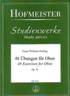 FERLING, FRANZ WILHELM - 48 ÜBUNGEN FÜR OBOE OP.31, HERAUSGEGEBEN VON WILLY GERLACH