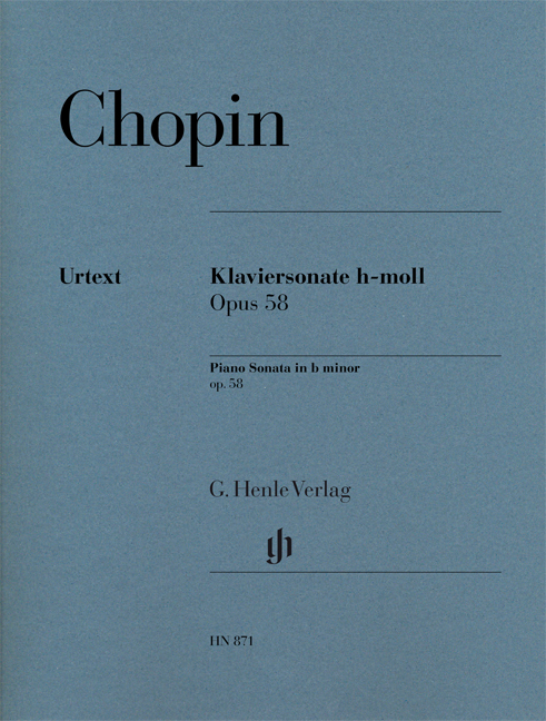 Chopin, Frederic - KLAVIERSONATE H-MOLL OP.58
