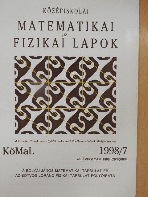 Chris Zaal - Középiskolai matematikai és fizikai lapok 1998. október [antikvár]