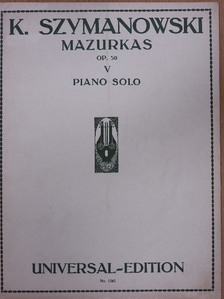 Karol Szymanowski - Mazurkas [antikvár]