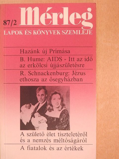 Basil Hume - Mérleg 1987/2. [antikvár]