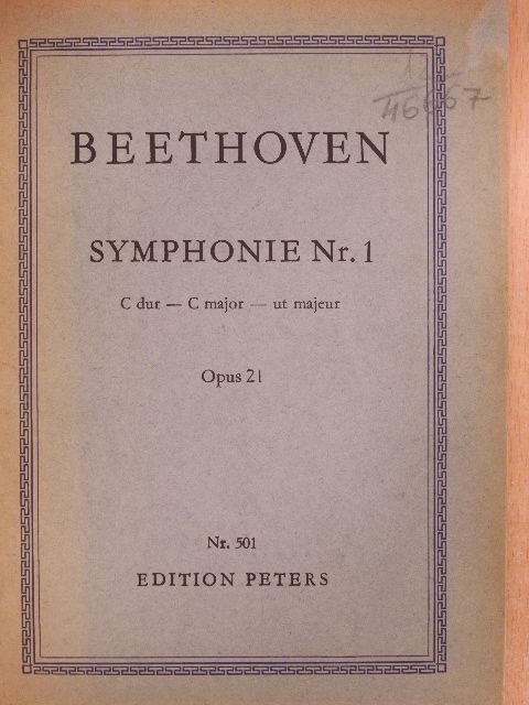 Ludwig van Beethoven - Symphonie Nr. 1 C dur [antikvár]