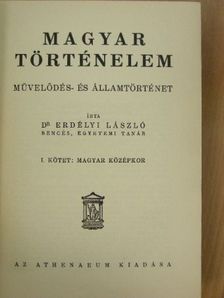 Dr. Erdélyi László - Magyar történelem I. [antikvár]