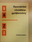 Dr. Barabási László - Gyorsírási rövidítés-gyűjtemény [antikvár]