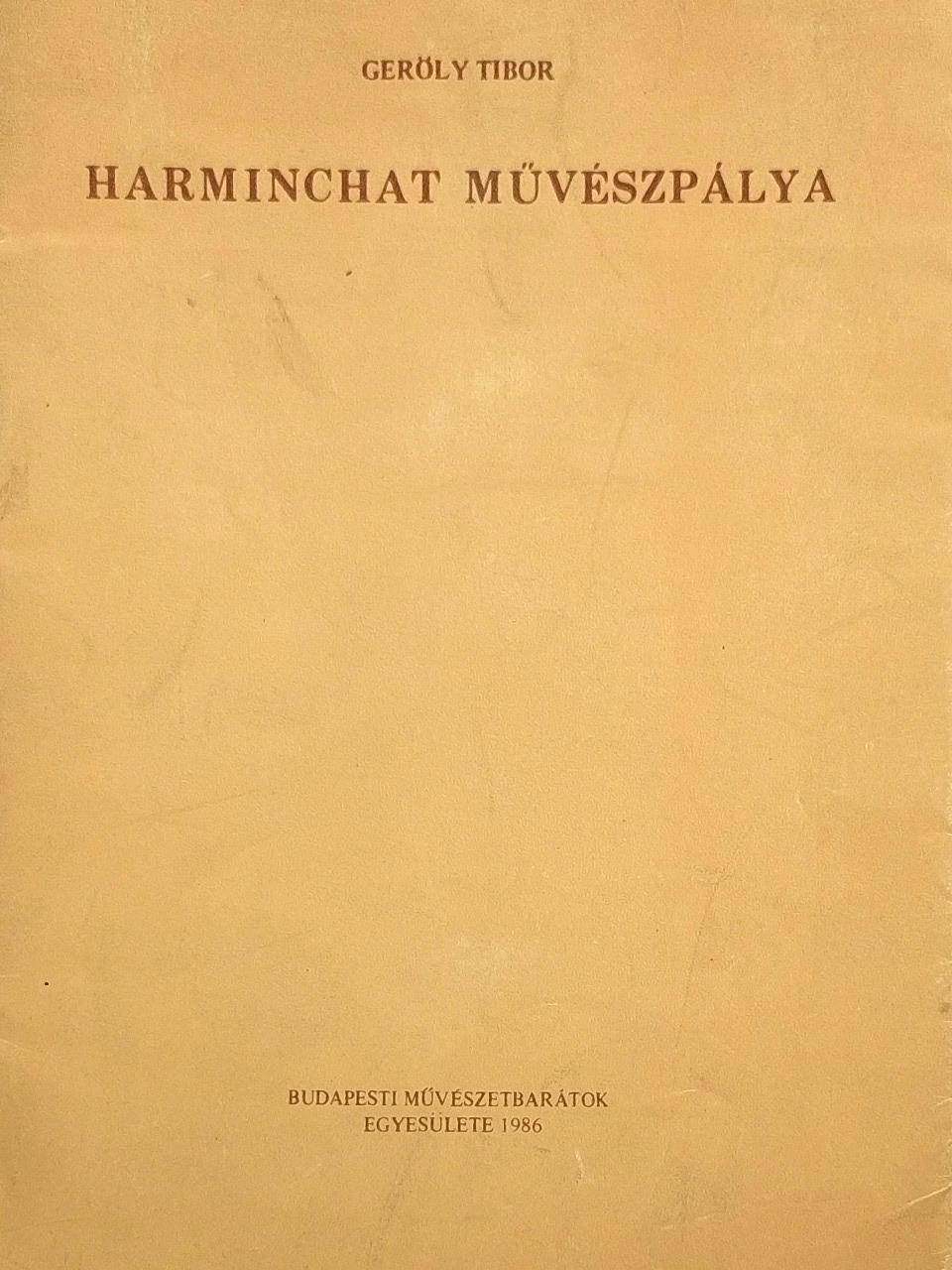 Aszalós Endre - Harmichat művészpálya [antikvár]