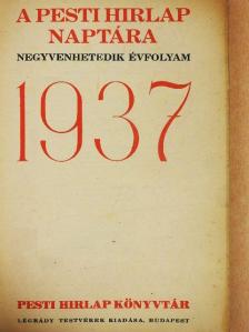 Camillo Zavaleta - A Pesti Hirlap naptára 1937 [antikvár]
