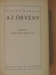 Frank Norris - Az örvény [antikvár]