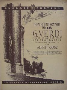 G. Verdi - Melodien aus der Oper: Der Troubadour [antikvár]
