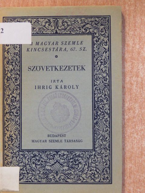 Ihrig Károly - Szövetkezetek [antikvár]