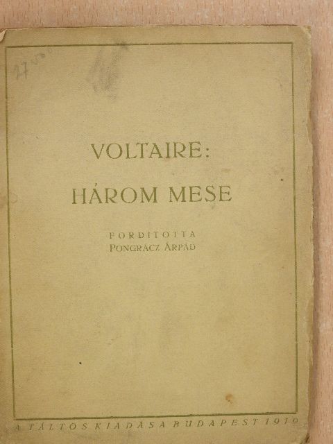 Voltaire - Három mese [antikvár]