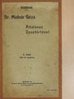 Dr. Molnár Géza - Általános Zenetörténet a legrégibb időktől a jelenkorig II. [antikvár]