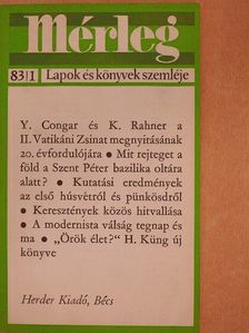G. Lohfink - Mérleg 1983/1. [antikvár]