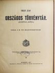 1937. évi Országos Törvénytár  [antikvár]