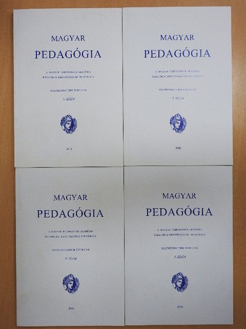 Balázsi Ildikó - Magyar Pedagógia 2016/1-4. [antikvár]