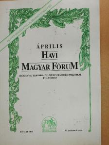 Balogh József - Havi Magyar Fórum 2003. április [antikvár]