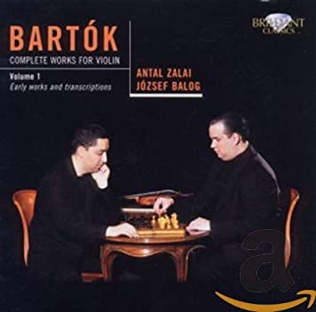 BARTÓK - COMPLETE WORKS FOR VIOLIN VOL.1 CD SZALAI ANTAL, BALOG JÓZSEF