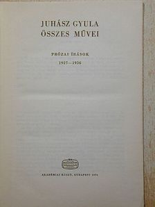 Juhász Gyula - Prózai írások [antikvár]