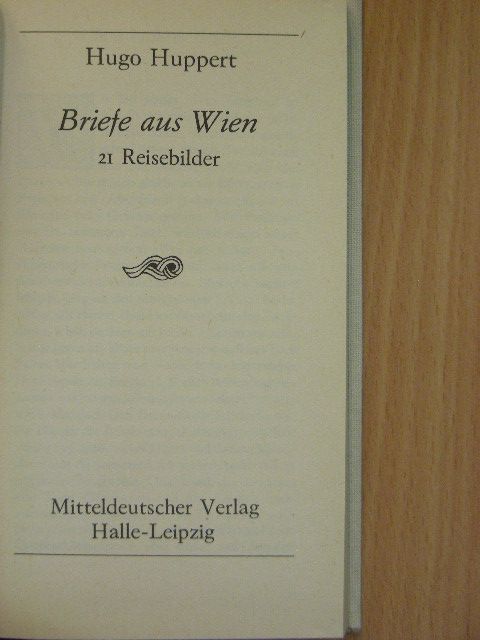 Hugo Huppert - Briefe aus Wien [antikvár]