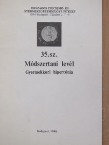 Gyermekkori hipertónia [antikvár]
