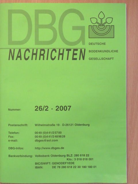 Franz Makeschin - DBG Nachrichten 2007/2 [antikvár]