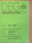 Franz Makeschin - DBG Nachrichten 2007/2 [antikvár]