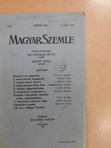 Bierbauer Virgil - Magyar Szemle 1939. október [antikvár]