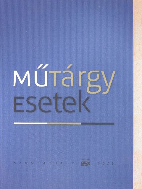 Cebula Anna - Műtárgyesetek [antikvár]