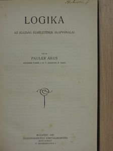 Pauler Ákos - Logika [antikvár]