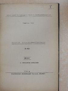 Klaniczay Tibor - Magyar irodalomtörténet II. [antikvár]