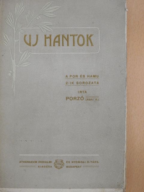 Porzó (Ágai Adolf) - Uj hantok [antikvár]