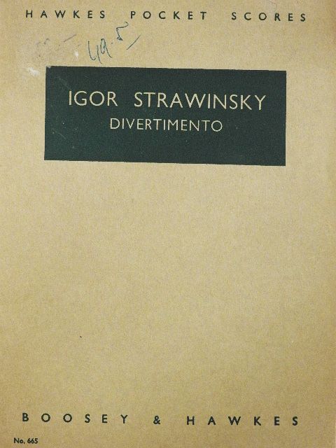 Igor Strawinsky - Divertimento [antikvár]