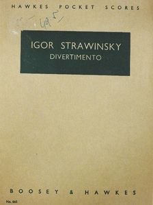 Igor Strawinsky - Divertimento [antikvár]