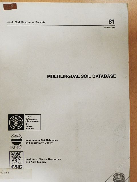 Multilingual Soil Database - Floppy-val [antikvár]