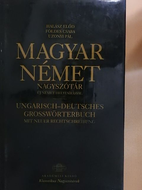 Földes Csaba - Magyar-német nagyszótár [antikvár]