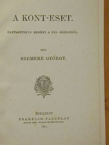Szemere György - A Kont-eset [antikvár]