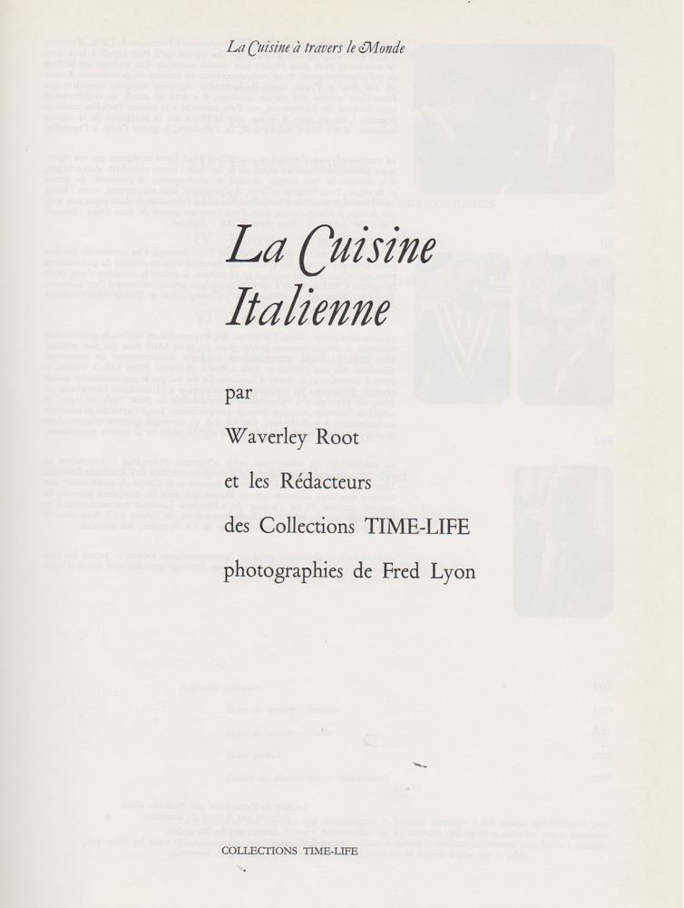 Waverley Root - La cuisine Italienne [antikvár]
