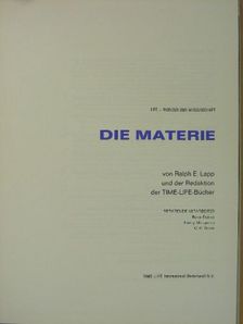 Ralf E. Lapp - Die Materie [antikvár]