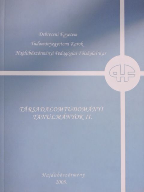 Társadalomtudományi tanulmányok II. [antikvár]