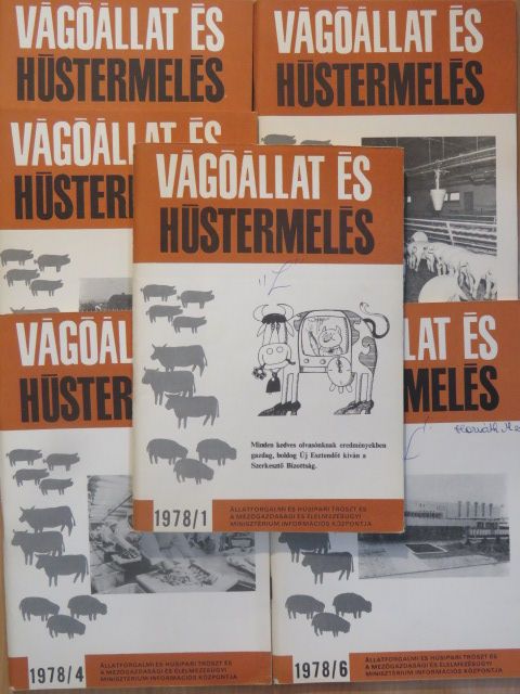 B. S. - Vágóállat és hústermelés 1978. január-december [antikvár]