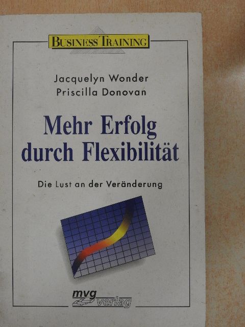 Jacquelyn Wonder - Mehr Erfolg durch Flexibilität [antikvár]