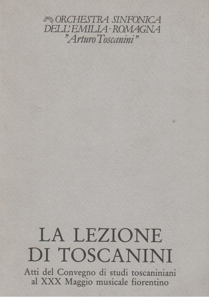 La lezione di Toscanini [antikvár]