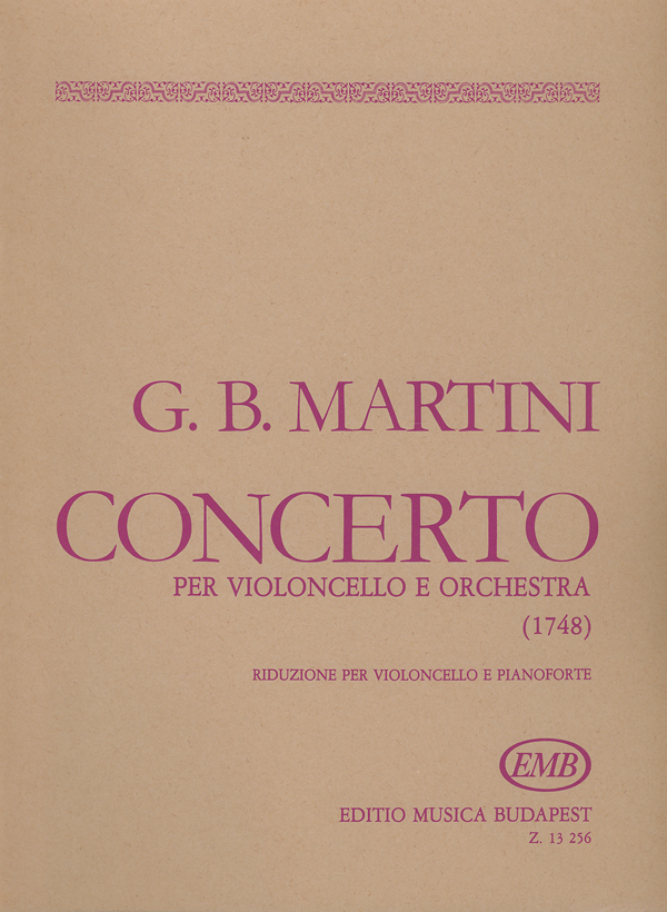 MARTINI,G.B. - CONCERTO PER VIOLONCELLO E PIANOFORTE ( 1748)