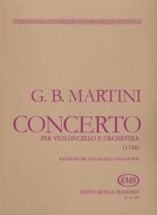 MARTINI,G.B. - CONCERTO PER VIOLONCELLO E PIANOFORTE ( 1748)