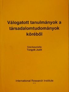 Leskó Anett Katalin - Válogatott tanulmányok a társadalomtudományok köréből [antikvár]