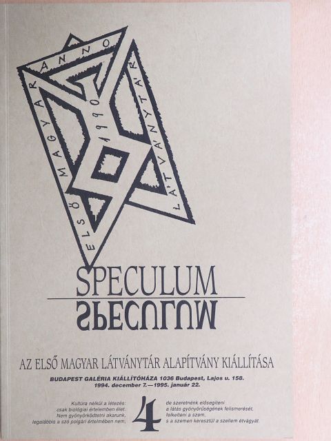 Beke László - Speculum [antikvár]