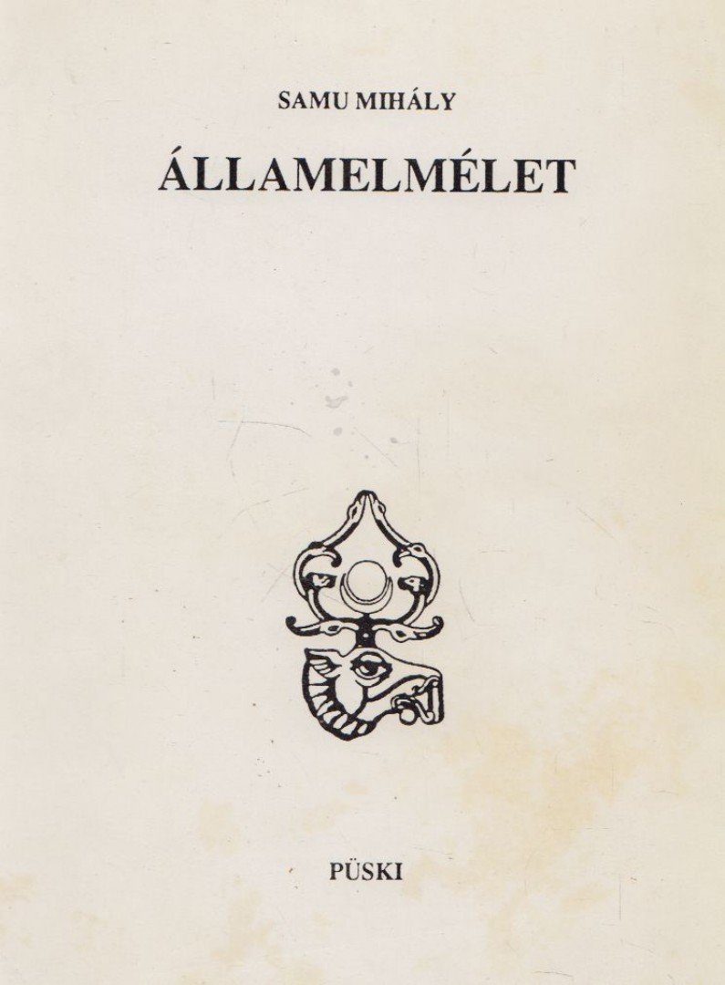 Samu Mihály - Államelmélet [antikvár]