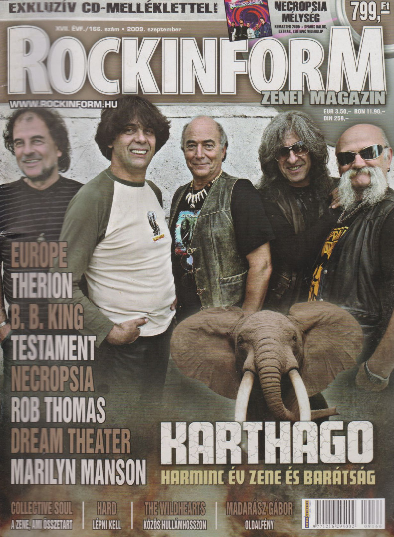 Hímer Bertalan - Rockinform 2009. szeptember [antikvár]
